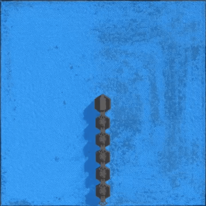 Genesis particle-based baseline at 40&deg; amplitude